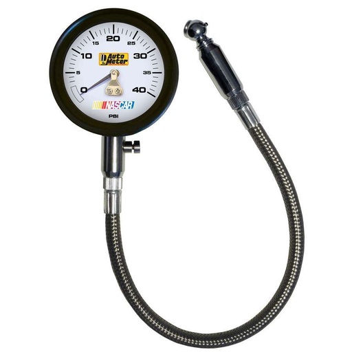 [ATM2162] Autometer - Tire Pressure Gauge 0-40 Psi Analog W/Bleed Valve