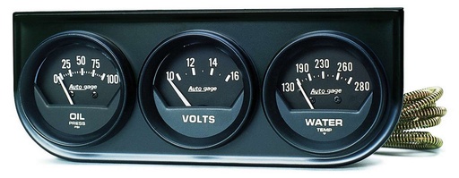 [ATM2348] Autometer - 2in Black Mech.gauge Pnl