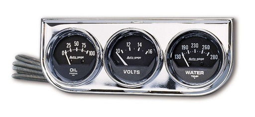 [ATM2349] Autometer - 2in Chrm Mech.Gauge Pnl