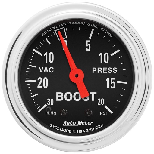 [ATM2401] Autometer - 0-20/0-30 Turbo Boost