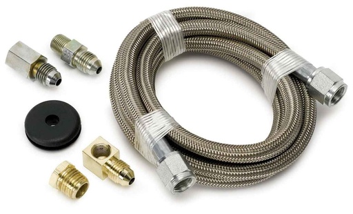 [ATM3228] Autometer - 6 Ft Braided Stl Line Ki