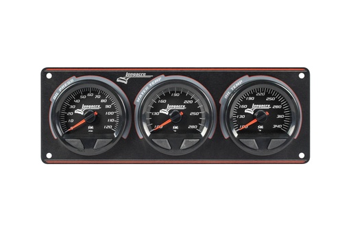 [LON52-44561] Longacre - Waterproof SMI 3 Gauge Panel OP/WT/OT