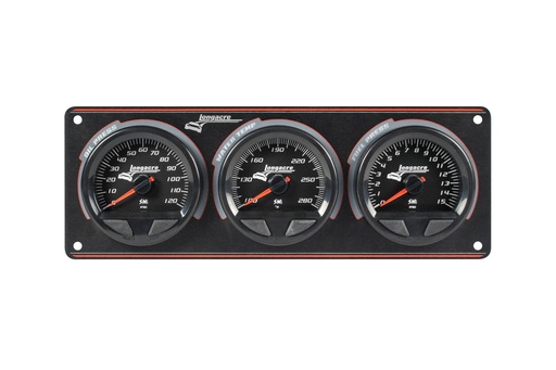 [LON52-44562] Longacre - Waterproof SMI 3 Gauge Panel OP/WT/FP