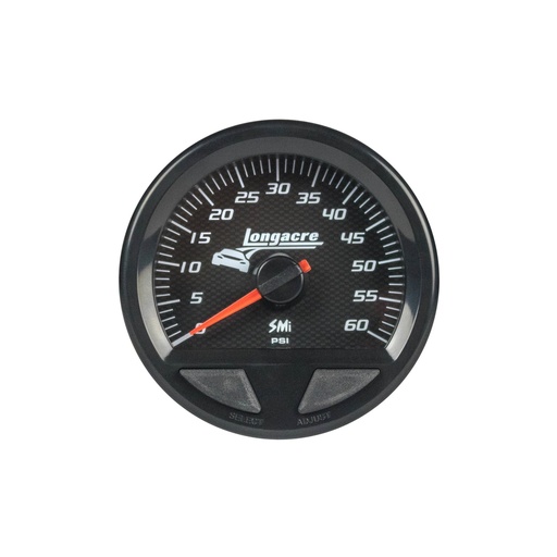 [LON52-46748] Longacre - Waterproof SMI Water Pressure Gauge 0-60psi