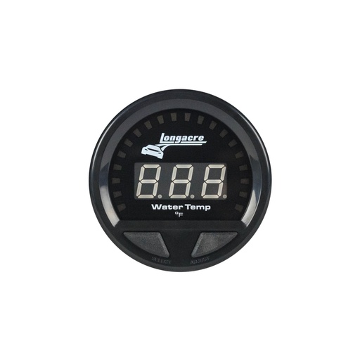 [LON52-46860] Longacre - Waterproof Led Water Temp Gauge 100-280f