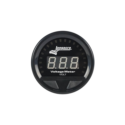 [LON52-46862] Longacre - Waterproof LED Volt Gauge 8-18v