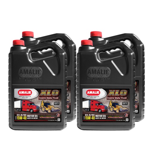 [AMA160-71707-36] Amalie - Xlo Heavy Duty Fleet Oil 15w40 Case 4 X 1 Gallon