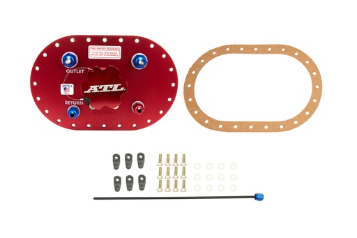 [ATLPT-BG-032] ATL Fuel Cells - Fill Plate Alum. w/Flap Valve -8an Fitting