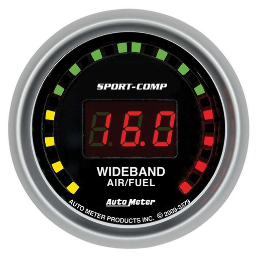 [ATM3379] Autometer - 2-1/16 S/C Wide Band Street Air/Fuel Gauge