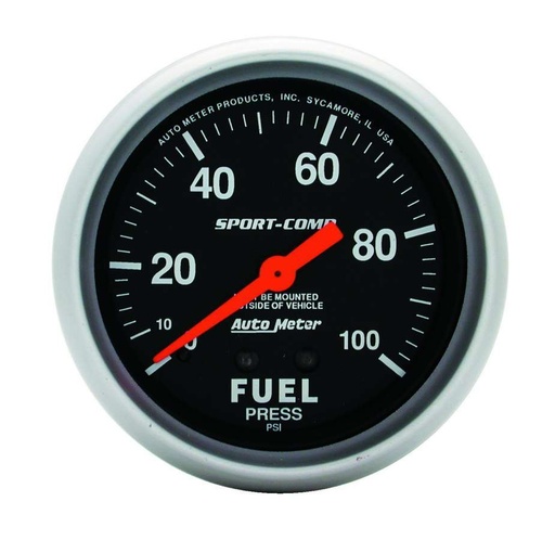 [ATM3412] Autometer - 0-100 Fuel Press Gauge