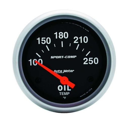 [ATM3542] Autometer - 2-5/8In Oil Temp 100-250 Degrees F
