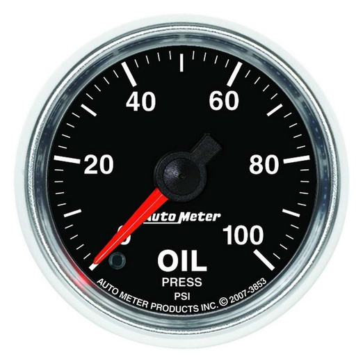 [ATM3853] Autometer - 2-1/16 GS Oil Pressure Gauge - 0-100psi