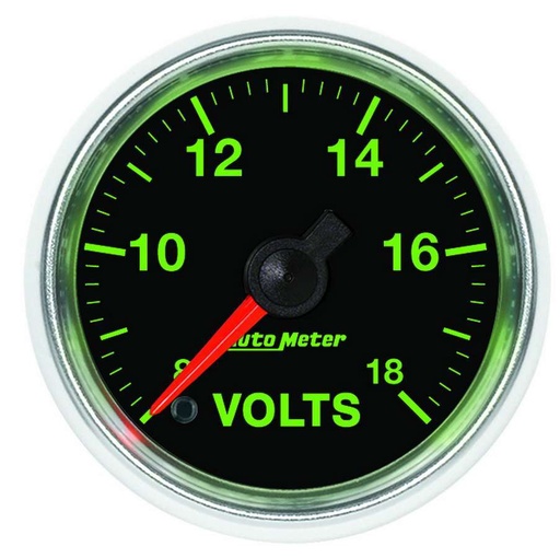 [ATM3891] Autometer - 2-1/16 GS Voltmeter Gauge - 8-18