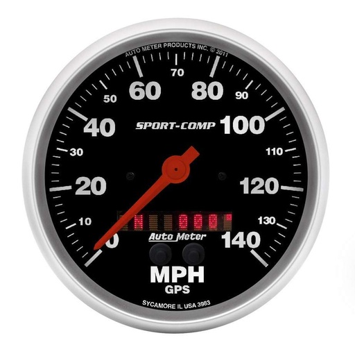 [ATM3983] Autometer - 5in S/C GPS Speedo w/Rally-Nav Display