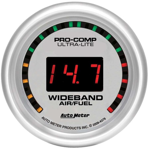 [ATM4379] Autometer - 2-1/16 U/L Wide Band Street Air/Fuel Gauge