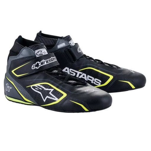 [ALP2710122-1055-9.5] Alpinestars Usa - Shoe Tech-1T V3 Black / Flu Yellow Size 9.5