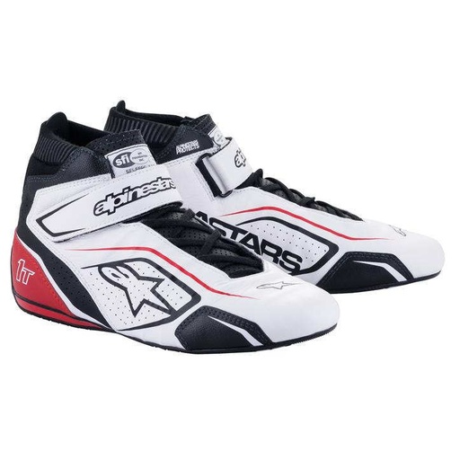 [ALP2710122-213-9.5] Alpinestars Usa - Shoe Tech-1T V3 White / Black / Red Size 9.5