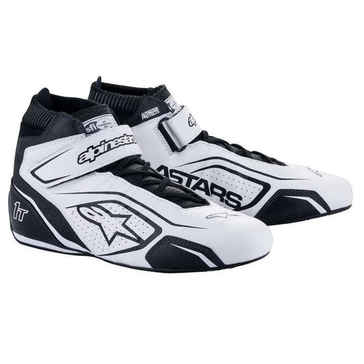 [ALP2710122-21-9.5] Alpinestars Usa - Shoe Tech-1T V3 White / Black Size 9.5