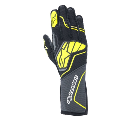 [ALP3550224-9151-M] Alpinestars Usa - Glove Tech-1 Zx V4 Blk / Flou Yellow Medium
