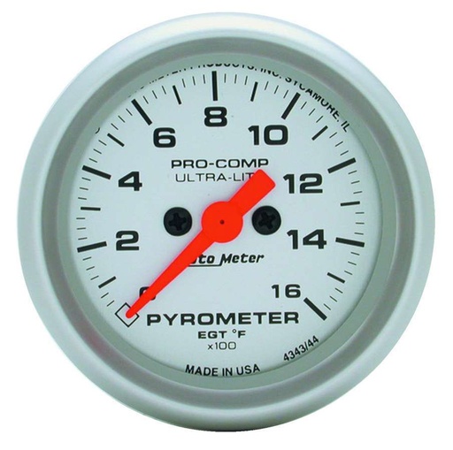 [ATM4444] Autometer - 2-5/8in U/L 1600 Degree Pyrometer