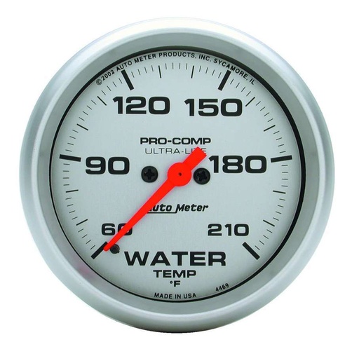 [ATM4469] Autometer - Ultra Lite 2-5/8in Water Temp 60-210 Electric