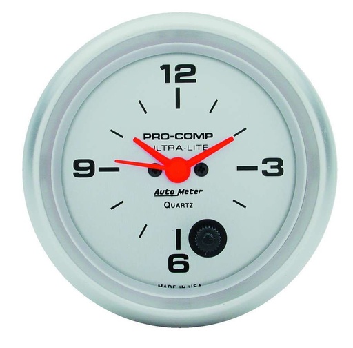 [ATM4485] Autometer - 2-5/8in Ultra-Lite Clock