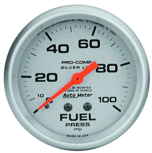[ATM4612] Autometer - 2-5/8in Ultra-Lite 0-100 Fuel Press. Gauge