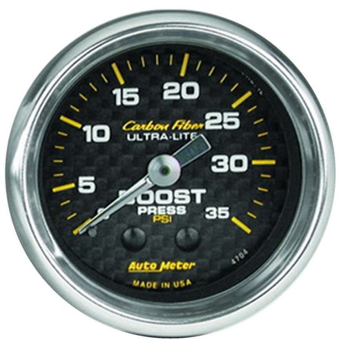 [ATM4704] Autometer - 2-1/16in C/F Boost Gauge 35psi