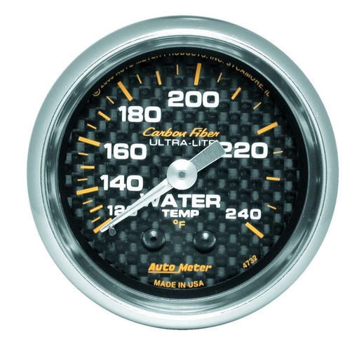 [ATM4732] Autometer - 2-1/16in C/F Water Temp. Gauge 120-240