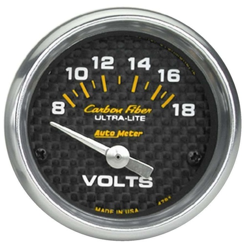 [ATM4791] Autometer - C/F 2-1/16in Voltmeter 8-18 Volts