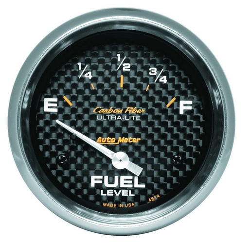 [ATM4814] Autometer - C/f 2-5/8in Fuel Level Gauge 0-90 Ohm