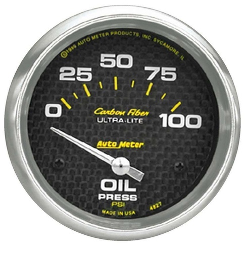 [ATM4827] Autometer - C/F 2-5/8in Oil Pressure Gauge 0-100PSI