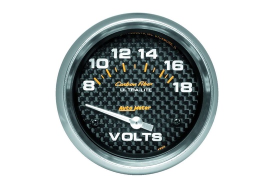 [ATM4891] Autometer - C/F 2-5/8in Voltmeter 8-18 Volts