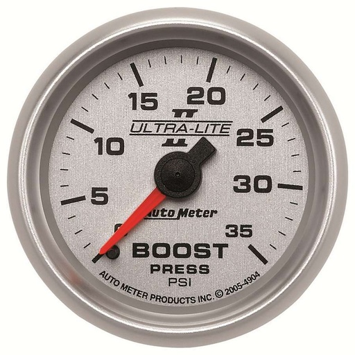 [ATM4904] Autometer - 2-1/16in U/L II Boost Gauge - 0-35psi