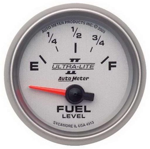 [ATM4913] Autometer - 2-1/16in U/L II Fuel Level Gauge 0-90ohms