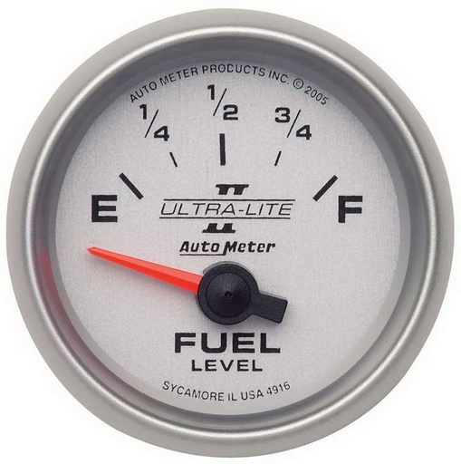 [ATM4916] Autometer - 2-1/16in U/L II Fuel Level Gauge 240-33ohms