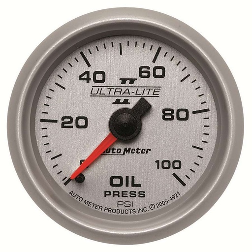 [ATM4921] Autometer - 2-1/16in U/L II Oil Pressure Gauge 0-100psi
