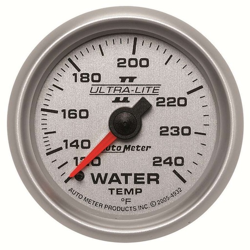 [ATM4932] Autometer - 2-1/16in U/L II Water Temp. Gauge 120-240