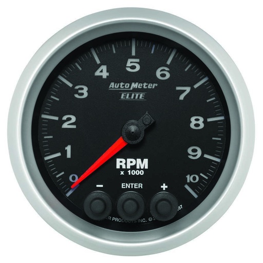 [ATM5697] Autometer - 3-3/8 E/S In-Dash Tach - 10K RPM