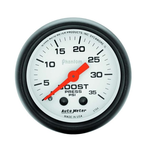 [ATM5704] Autometer - 2-1/16in Phantom Boost Gauge