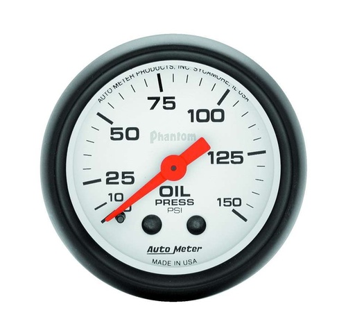 [ATM5723] Autometer - 2-1/16in Phantom Oil Press. Gauge 0-150psi