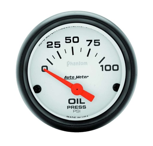 [ATM5727] Autometer - Phantom 2 1/16in Oil Pressure 0-100 PSI Elec.