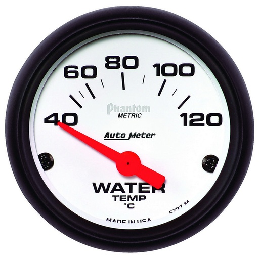 [ATM5737-M] Autometer - 2-1/16 Phantom Water Tmp Gauge - Elec.
