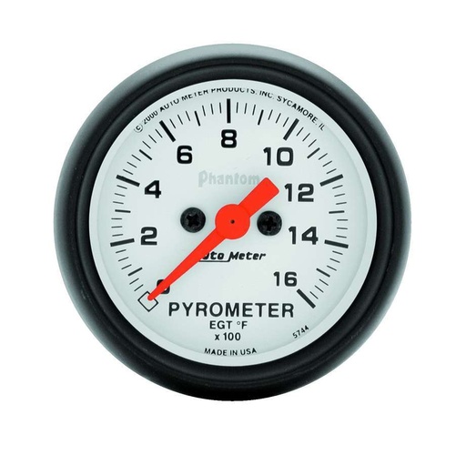 [ATM5744] Autometer - 2-1/16in Phantom EGT Pyrometer Kit 0-1600