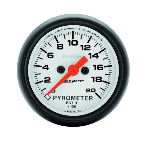 [ATM5745] Autometer - 2-1/16in Phantom 2000 Degree Pyrometer