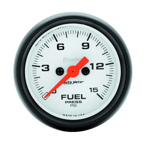 [ATM5761] Autometer - Phantom 2 1/16in Fuel Press 0-15 PSI Elec.