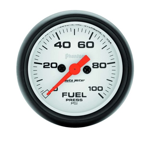 [ATM5763] Autometer - Phantom 2 1/16in Fuel Press 0-100 PSI Elec.