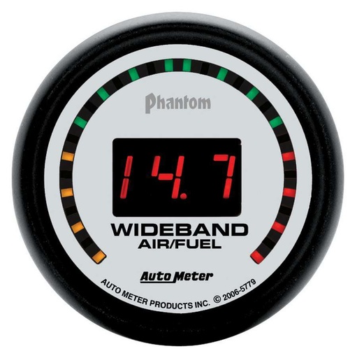 [ATM5779] Autometer - 2-1/16 Phantom Air/Fuel Ratio Wideband Gauge