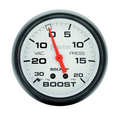 [ATM5801] Autometer - 2-5/8in Phantom Boost Gauge 20psi