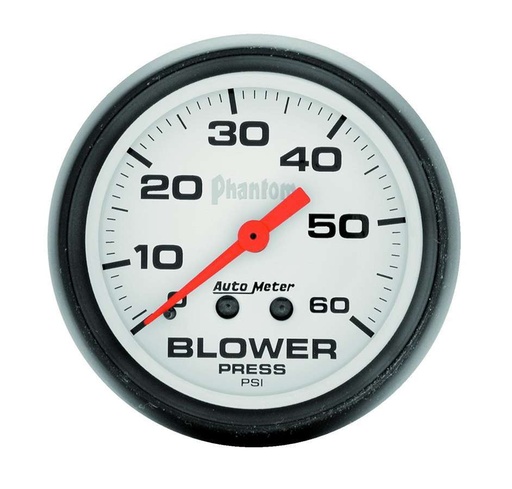 [ATM5802] Autometer - 2-5/8in Phantom Blower Press. Gauge 0-60